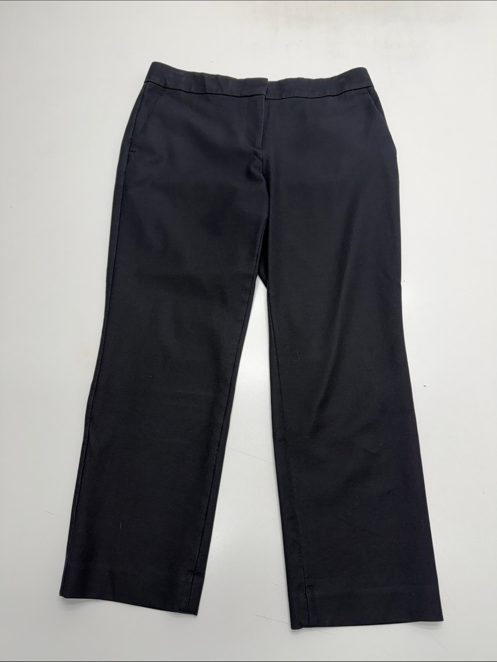 ANN TAYLOR Women’s 4 Black KATE FIT Crop Dress Pant
